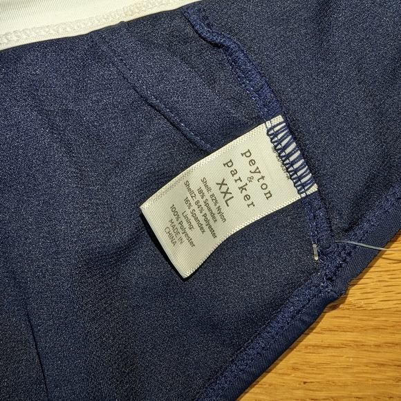 $4 Peyton & Parker Navy Bandeau Halter Bikini Swim Top XXL - Picture 2 of 4